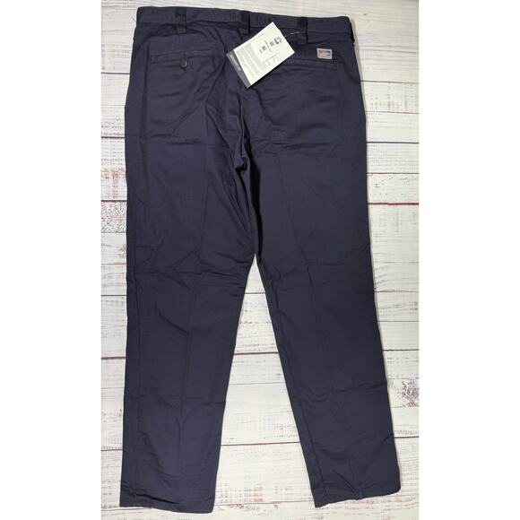 Tyndale Pants Mens 38x34 Arc Rated Cat 2 Blue Flame Resistant Workwear Twill NWT - Picture 2 of 7